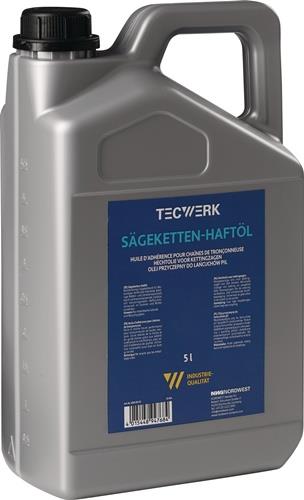 TECWERK Sägekettenhaftöl 75-95 mm²/s (bei 40GradC) 5l Kanister TECWERK