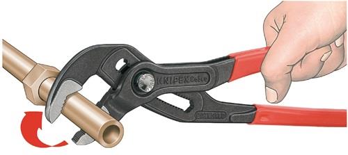 KNIPEX Wasserpumpenzange Cobra® L.180mm Spann-W.36mm verchr.Ku.-Überzug KNIPEX