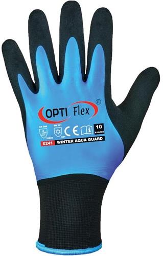 OPTIFLEX Handschuhe Winter Aqua Guard Gr.8 schwarz/blau EN 388,EN 511 PSA II OPTIFLEX