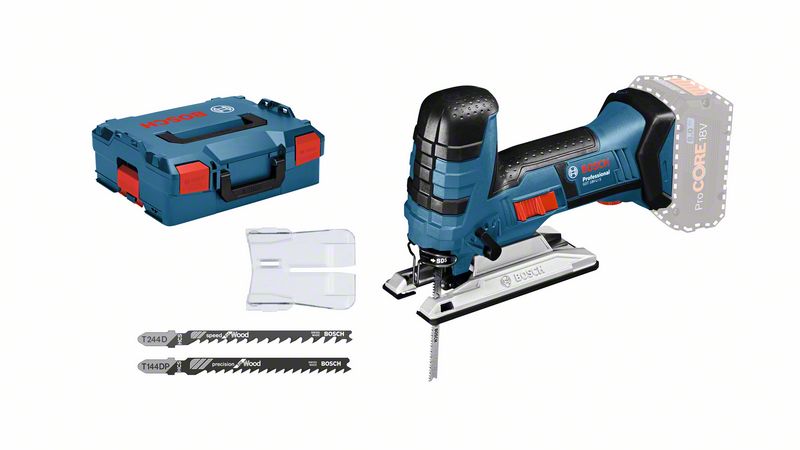 BOSCH Akku-Stichsäge GST 18 V-LI S, Solo Version, L-BOXX