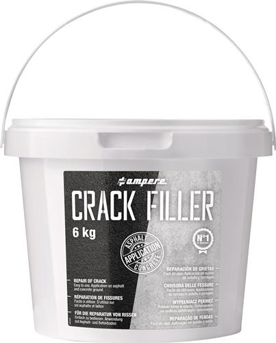 AMPERE Reparaturmörtel Asphalt Crack Filler® 6kg Eimer AMPERE