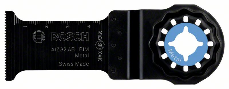 BOSCH BIM Tauchsägeblatt AIZ 32 AB Metal, 32 x 50 mm, 1er-Pack