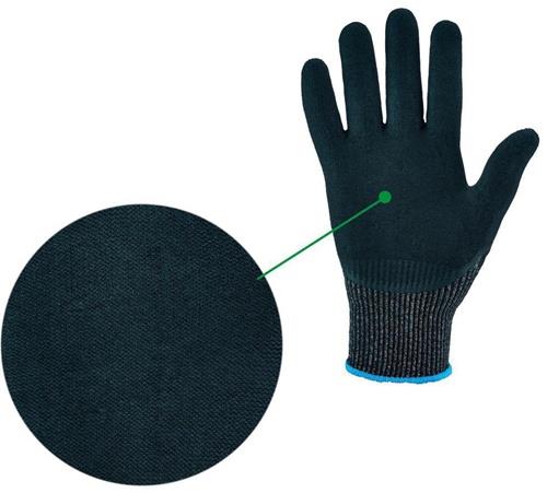 OPTIFLEX Schnitthandschuh Comfort Cut Gr.7 schwarz meliert/schwarz EN 388 PSA II 12 PA