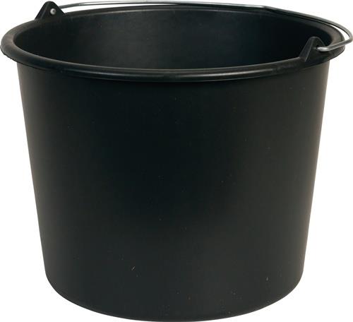 Nordwest Baueimer GRIPLINE D 12l schwarz Ku.