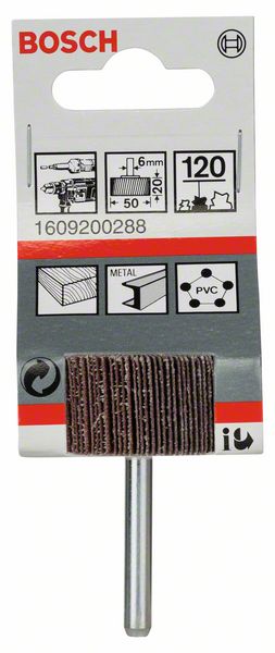 BOSCH Lamellenschleifer, 6 mm, 50 mm, 20 mm, 120