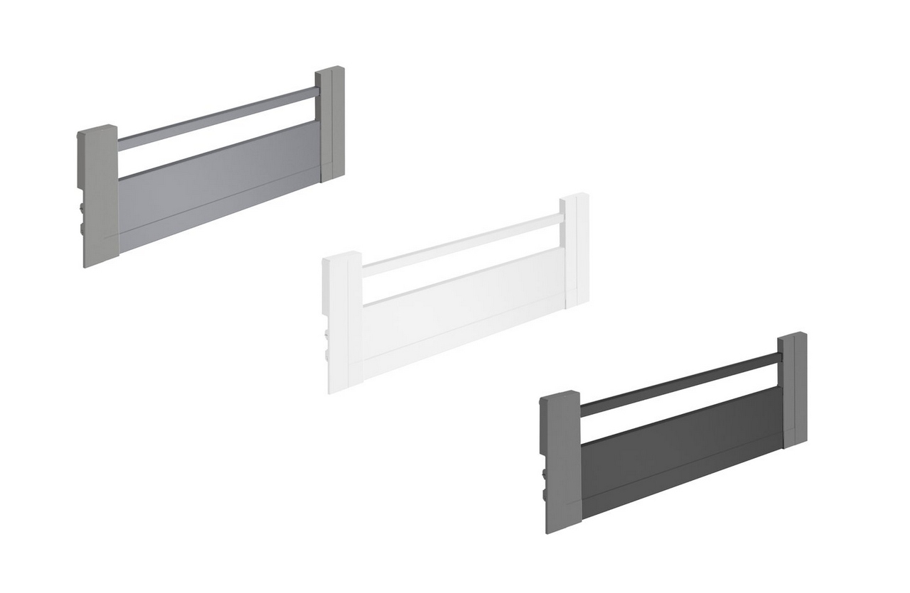 HETTICH Front für Innenauszug InnoTech Atira, 144 x 500, grau, silber, 9293479