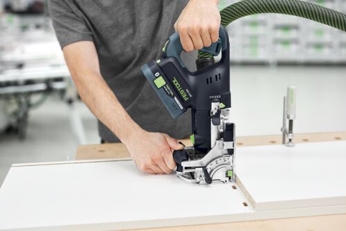 FESTOOL Akku-Dübelfräse DOMINO DFC 500 E-Basic, 578120