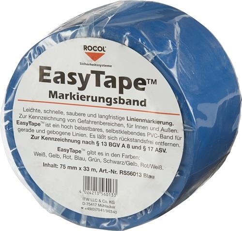 ROCOL Bodenmarkierungsband Easy Tape PVC blau L.33m B.75mm Rl.ROCOL