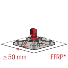 FISCHER Flachdachfuß FFRB standard