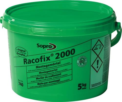 SOPRO Montagemörtel Racofix® 2000 1:3 Raumteile (Wasser/Mörtel) 5kg Eimer SOPRO