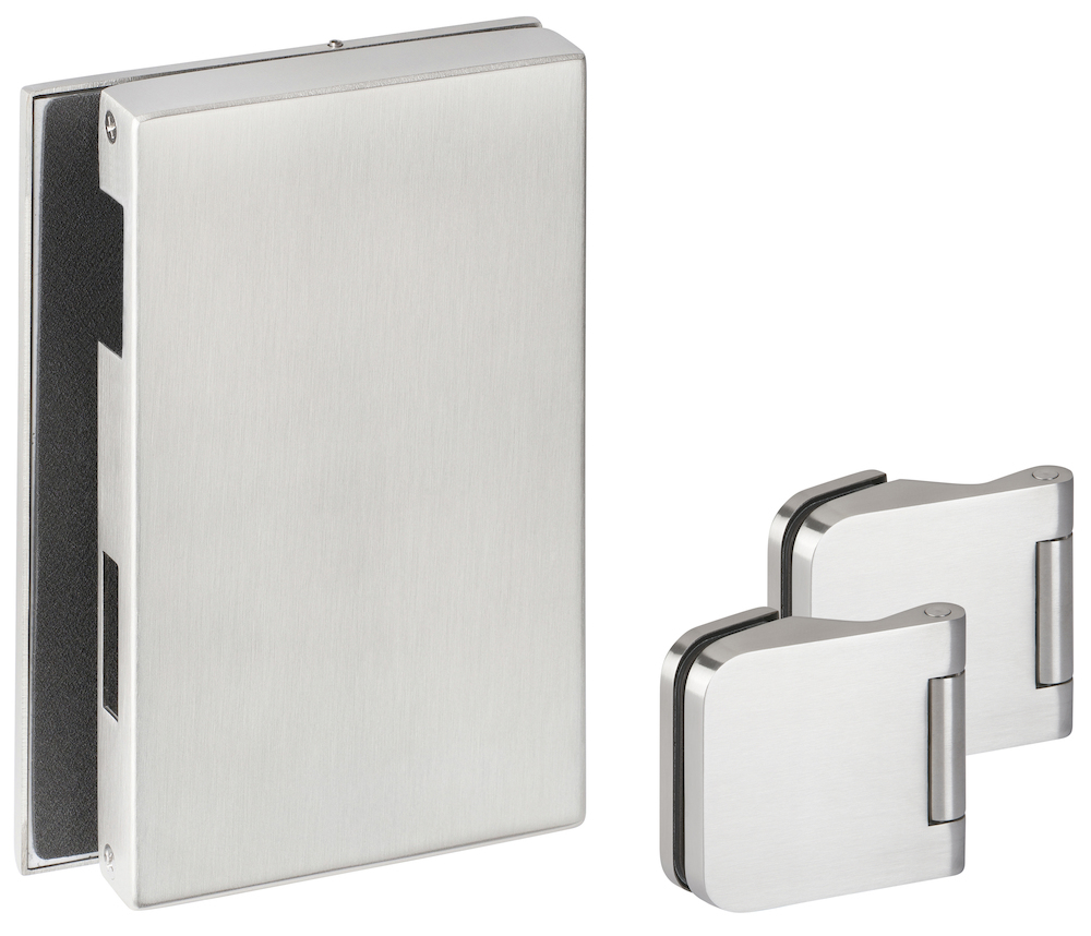 HERMAT Ganzglas Gegenkasten-Set MOLINA 6054.GK/6315, Edelstahl