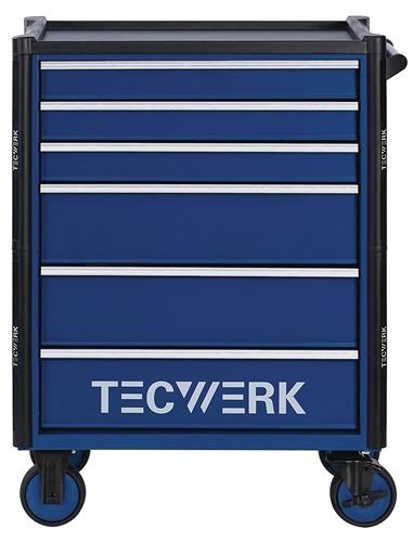 TECWERK Werkzeugwagen TREND 2.0 B745xT475xH950mm 300kg 6Schubl.unbest.Stahlbl.TECWERK