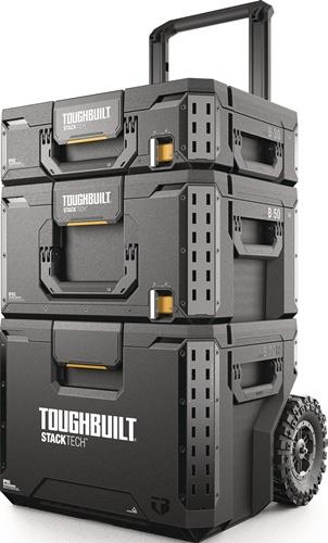 ToughBuilt Werkzeugkisten-Set StackTech fahrb.B566xT500xH660mm Plastik,STA