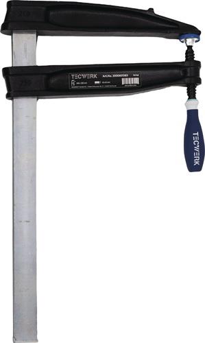 TECWERK Tiefspannschraubzwinge Spann-W.800mm A.300mm 3K-Griff 45x12mm TECWERK