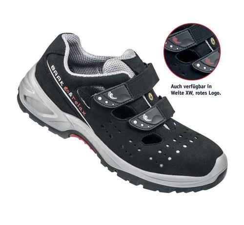 BAAK Sicherheitssandale Hardy Gr.39 N schwarz/grau Mikrofaser S1P SRC ESD EN20345