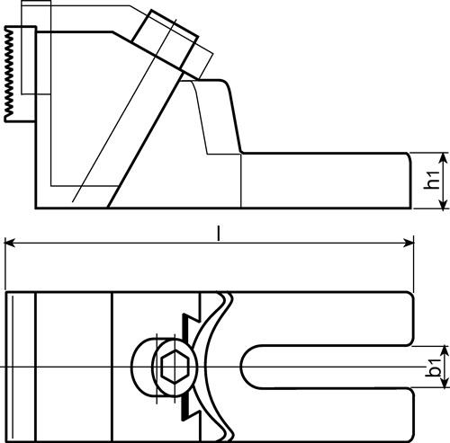 AMF Stabilspannbacke Nr. 6497 32/36/42mm AMF