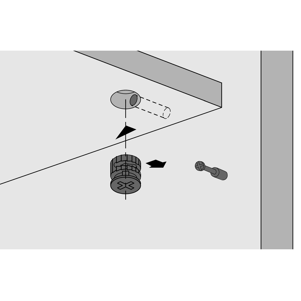 HETTICH Rastex 15 mit Abdeckrand,