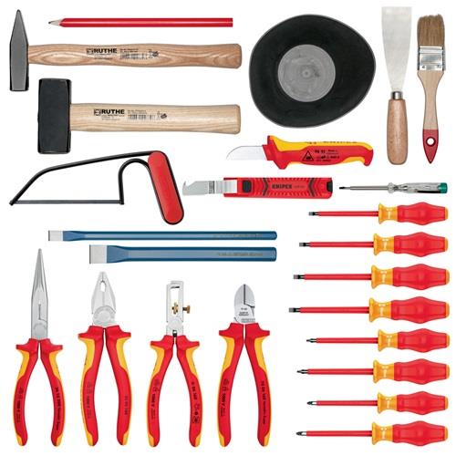 KNIPEX Werkzeugsortiment BIG Basic Move Elektro 24-tlg.im Hartschalenkoffer