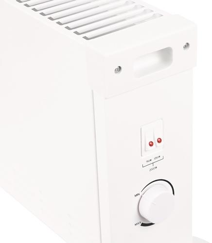 EUROM Frostschutzkonvektor 2000 W 220-240V 50 Hz B30xH53,5xT19,6mm 2,07kg EUROM