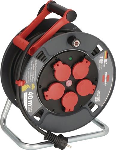 BRENNENSTUHL Kabeltrommel 300 KU 4100 40m Gummi-Neopren 3x1,5mm² 300mm 5 Schutzkon.steckd. BRENNENSTUHL Kabeltrommel 300 KU 4100 40m Gummi-Neopren 3x1,5mm² 300mm 5 Schutzkon.steckd.