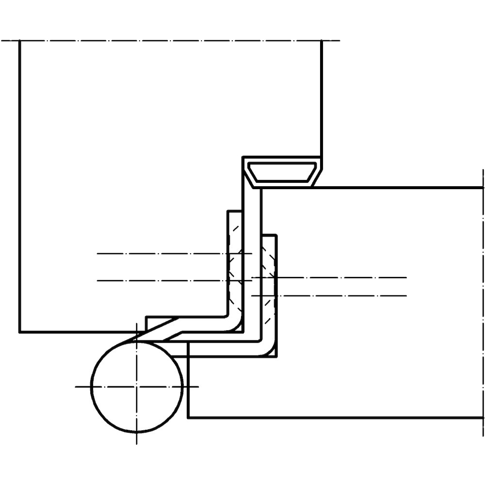 SIMONSWERK Aufschraubband für Türen QF 1/140