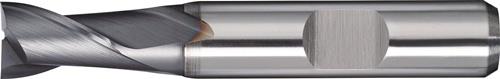 TECWERK Bohrnutenfräser DIN 327D TypN D.14mm HSS-Co8 TiCN Weldon Z.2 kurz TECWERK
