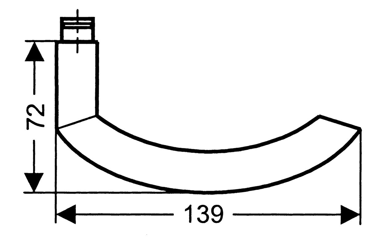 KARCHER DESIGN ER26 0DS Griffpaar Sylt ohne Griffrosette, inkl. Stift in Edelstahl matt, Edelstahl