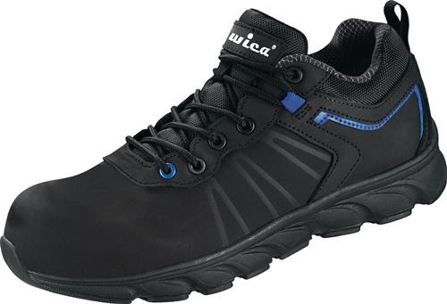 WICA Sicherheitsschuh VEZZO Gr.43 schwarz/blau S3 SRC EN20345 Action-Nubukleder WICA