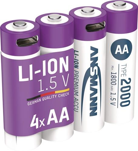 ANSMANN Akkuzelle 1,5V 1800 mAh ANSMANN