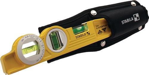 STABILA Torpedowasserwaage 81 SV REM W360 25cm Alu.gelb ± 0,5mm/m m.Gürteltasche STABILA