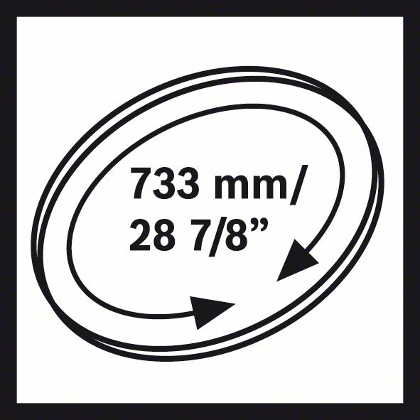 BOSCH Bandsägeblatt CB 2818 BIM für GCB 18 V-LI Professional, 14/18 tpi