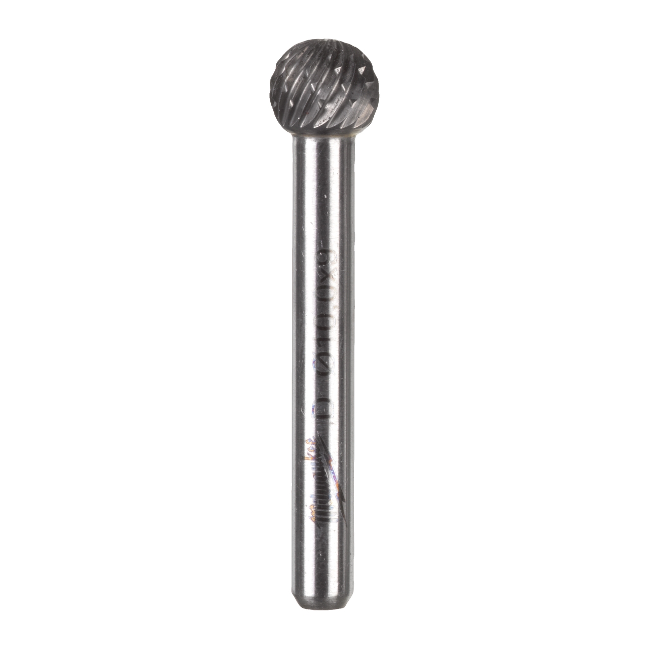 MILWAUKEE Typ D kugelförmiger Kopf HM-Fräser 6 mm Schaft u. 10 mm Durchmesser