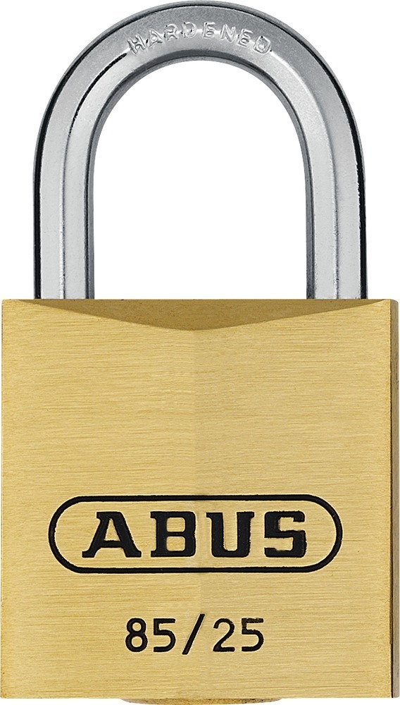 ABUS Zylindervorhangschloss 85, Messing massiv, 02366