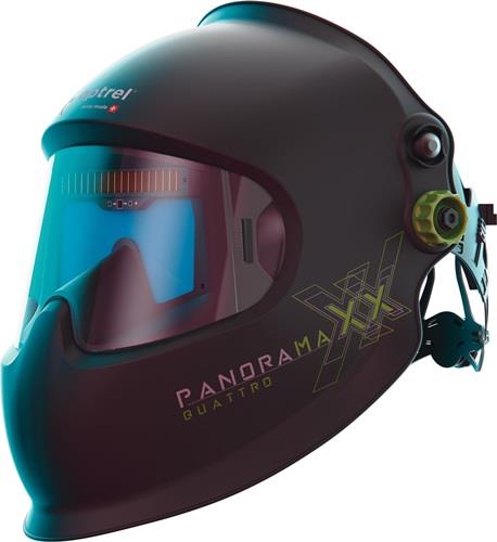 OPTREL Schweißerschutzhelm Panoramaxx Quattro optrel re-charge,IsoFit® headg 180x120mm