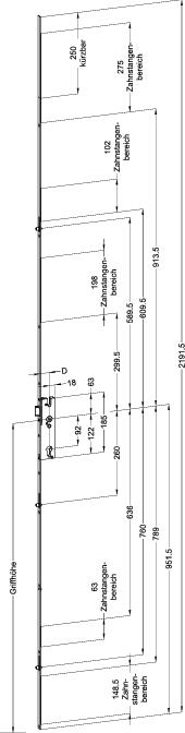 WINKHAUS Mehrfachverriegelung T-FG1675 L01/28 EU 92/8 A3 MC, WINKHAUS Mehrfachverriegelung T-FG1675 L01/28 EU 92/8 A3 MC,