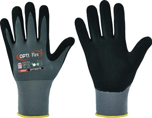 OPTIFLEX Handschuh OPTIMATE Gr.11 grau/schwarz EN 420/EN 388 PSA II OPTIFLEX