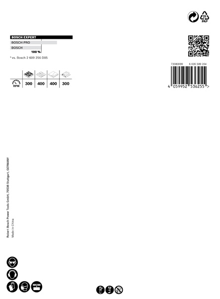 BOSCH EXPERT Construction Material Lochsäge, 98 x 60 mm. Für Dreh- und Schlagbohrer