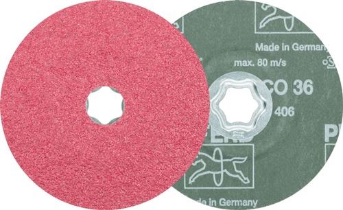 PFERD Fiberscheibe COMBICLICK CO D.125mm K.36 Stahl,Guss,Alu.Keramikkorn PFERD