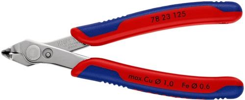 KNIPEX Elektronikseitenschneider Super-Knips® INOX L.125mm Form 2 Facette nein pol.