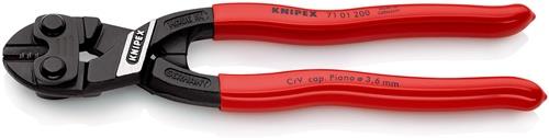 KNIPEX Kompaktbolzenschneider CoBolt® L.200mm Ku.-Überzug ger.3,6mm o.Aussparung