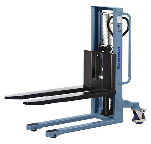 PROMAT Hochhubstapler Trgf.1000kg Gabel-L.1150mm Einfachmast Hubh.940mm handhydr.PROMAT