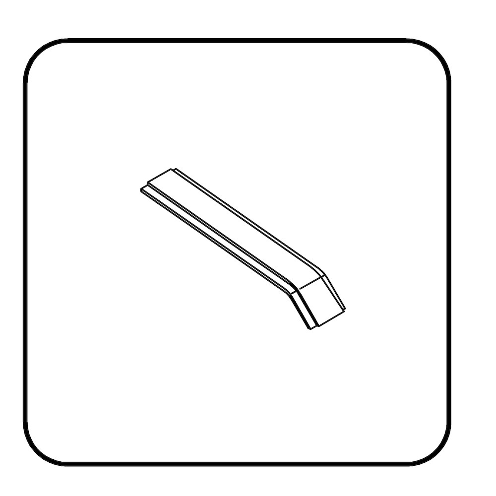 GUTMANN Fensterbankhalter RV 4/40/25 für FB 210-280mm inkl. Flachstück, Aluminium