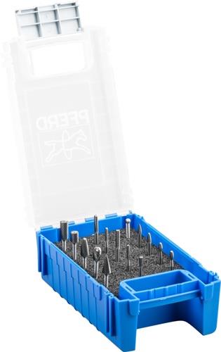 PFERD Kleinfrässtiftesatz Schaft-D.3mm 15-tlg.HM Verz.5 Ku.-Kassette PFERD