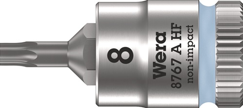WERA Steckschlüsseleinsatz 8767 A HF TORX® 1/4 Zoll T8 L.28mm WERA WERA Steckschlüsseleinsatz 8767 A HF TORX® 1/4 Zoll T8 L.28mm WERA