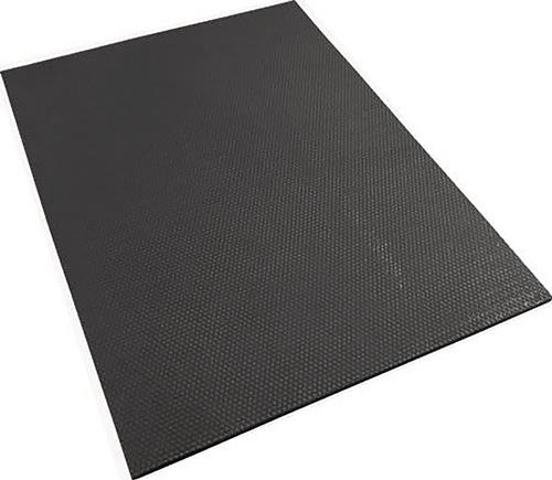 Nordwest Stallmatte B.1,22m L.1,83m D.17mm schwarz NR/SBR o.Gewebeeinlage