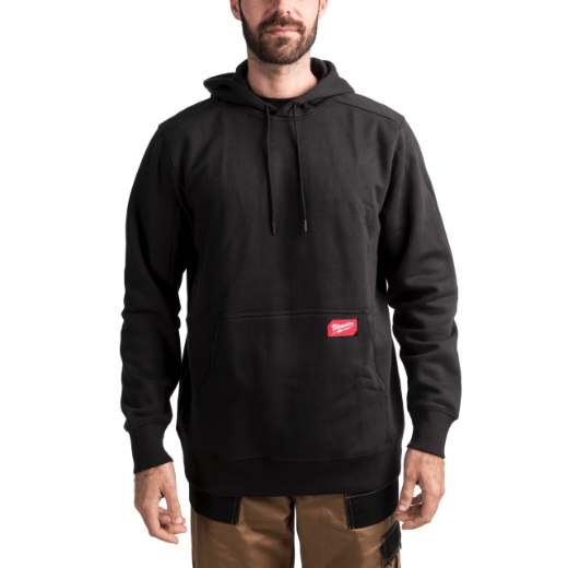 MILWAUKEE leichter Arbeits-Kapuzen-Pullover schwarz WHMWBL-L