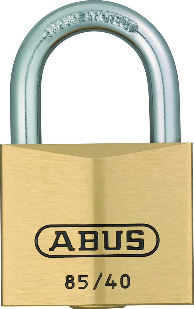 ABUS Zylindervorhangschloss 85, Messing massiv, 02381