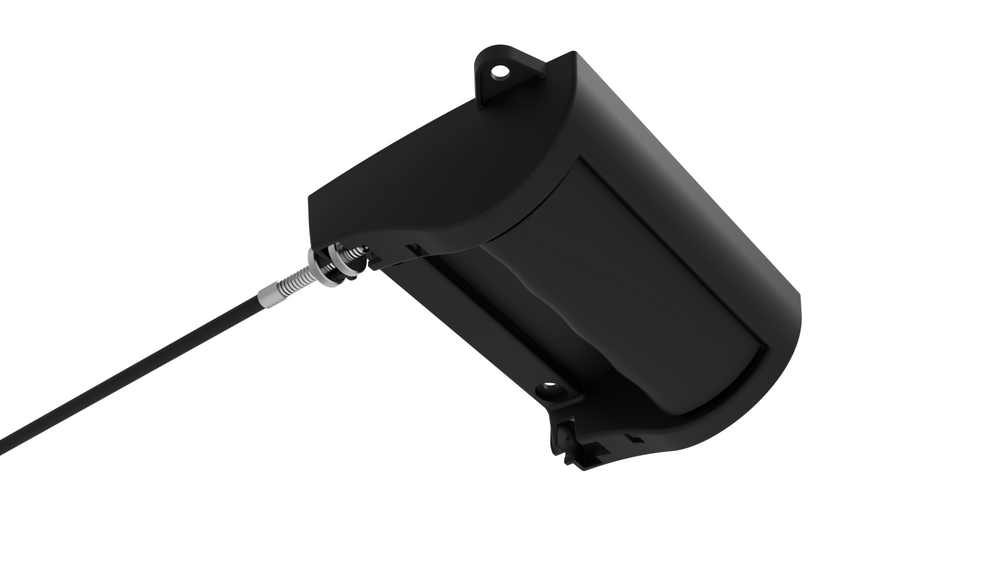 Veyhl Traverse starr für 1400er Platte, Verbindungswelle, mit manuellen Hand-Adapter, schwarz