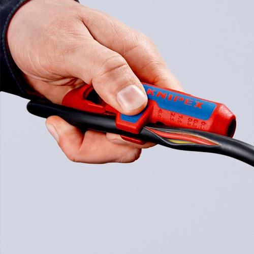 KNIPEX Univ.Abmantelungswerkzeug ErgoStrip® Gesamt-L.130mm f.Linkshänder KNIPEX