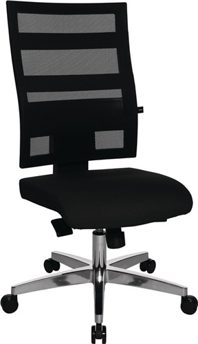 TOPSTAR Bürodrehstuhl Punktsynchr.-T.schwarz/schwarz 450-550mm Trgf.110kg TOPSTAR TOPSTAR Bürodrehstuhl Punktsynchr.-T.schwarz/schwarz 450-550mm Trgf.110kg TOPSTAR